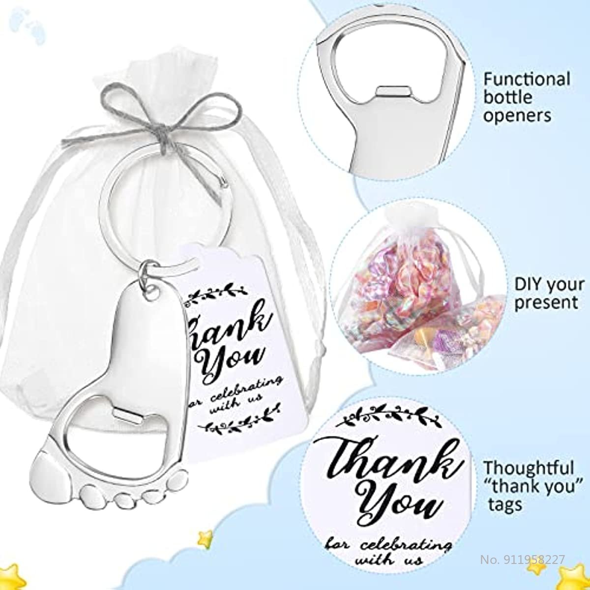 50-Piece Baby Footprint Key Ch - Zwitsal Baby Products ulasan dan harga