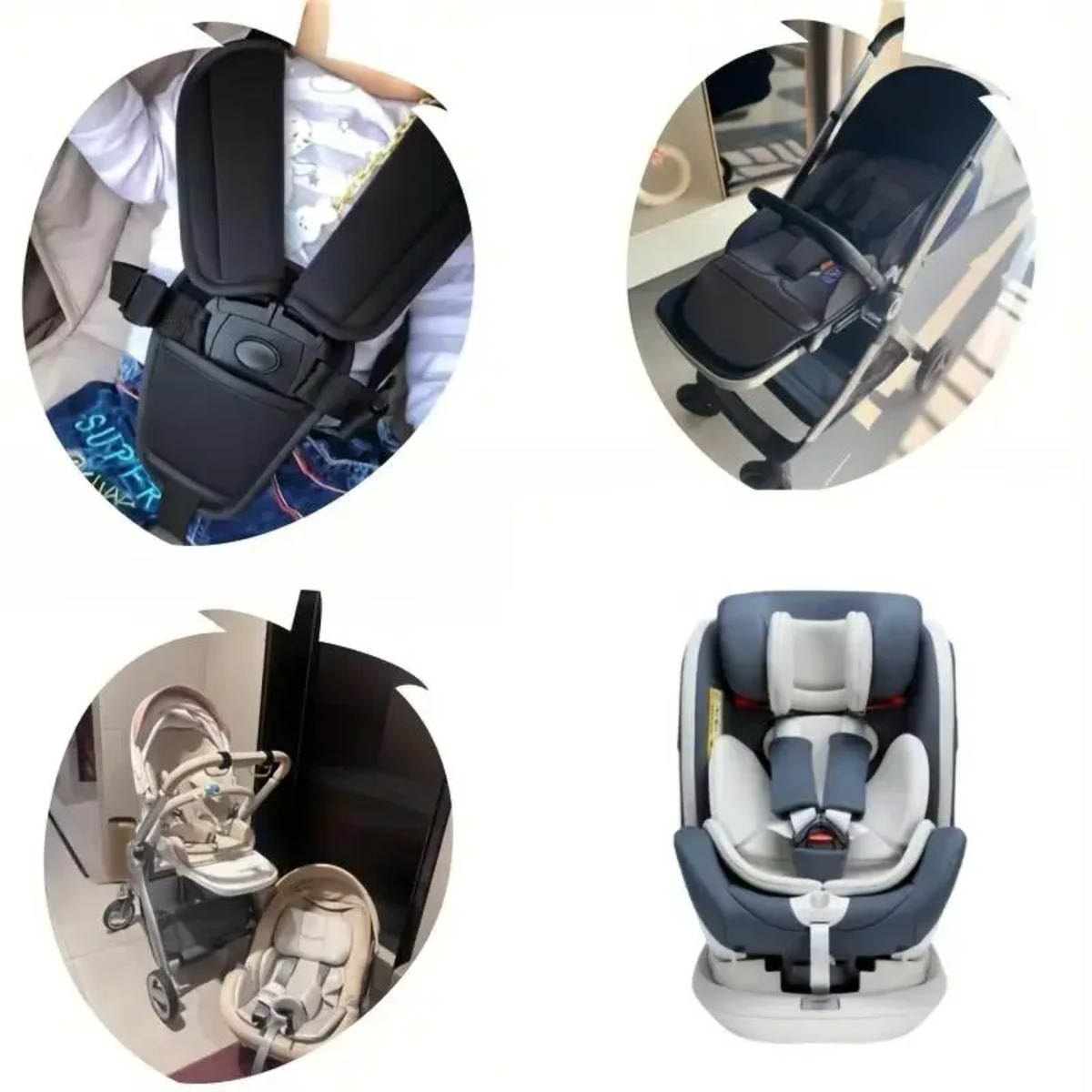 Baby Car Seat Belt Pads Univer - Infant Car Seat Cover ulasan dan harga